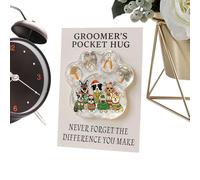 Genérico Bonbonnière de poche avec empreinte digitale, accessoire de collection de 7,6 cm, finition robuste, carte décorative sincère, cadeau pour