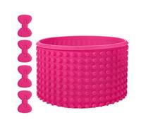 Generico Bottes en silicone pour bouteille d'eau en silicone, bottes à coupe avec boucles bowknot - Protection inférieure pour bouteille d'eau, bottes de protection pour Hydro Sport Flask