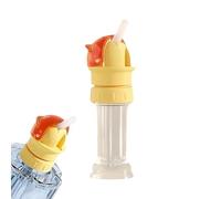 Generico Bouchons de bouteille pour | Remplacement 2 en 1 anti-goutte universel - Adaptateur pour bouchon de bouteille | pour camping, pique-nique, voyage, crèche, école, et filles