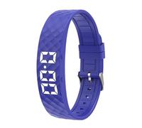 Genérico Bracelet d'alarme | Montre avec minuterie silencieuse | Bracelet d'alarme Vibrant réglable | pour Hommes et Femmes Adultes Filles Seniors âgés Voyage