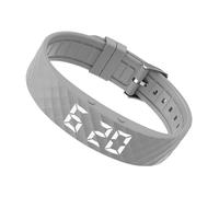 Genérico Bracelet de réveil - Montre bracelet avec minuterie silencieuse | Bracelet d'alarme vibrant réglable pour hommes et femmes, adultes, filles, enfants, seniors, personnes âgées, voyages
