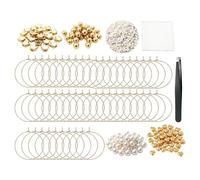 Generico Breloques multi-usages avec pince à perles | Marqueurs de verre à vin pour bracelet, porte-clés, décoration de sac, enterrement de vie de jeune fille, mariage, Noël