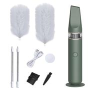 Genérico Brosse de nettoyage sans fil - Brosse de nettoyage pour douche | Poudre motorisée flexible : brosses domestiques automatiques, plumeau électrique, collecteur de poussière rotatif à 360