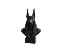 Genérico Buste d'Anu ieu de la protection et de la vie - Statue égyptienne décorative en PLA biodégradable - Figurine d'impression 3D écologique - Décoration mythologie égyptienne pour maison et