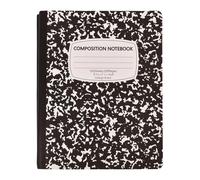 Genérico Cahier de composition - 100 pages de papier épais 25,9 x 18,3 cm | Cahier en papier ligné | pour écriture, prise de notes, journal scolaire ureau