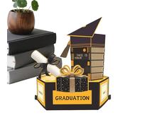 Genérico Carte de remise de diplôme 2026 | Félicitations 3D pour diplômés - Carte de vœux pour cérémonies d'institut et d'université, frères, amis, collègues et étudiants