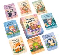 Genérico Cartes d'affirmations positives | 48 pièces quotidiennes et inspirantes | Belles cartes Mindfulness pour - pour la maison, l'école, les anniversaires, la méditation, l'estime de soi