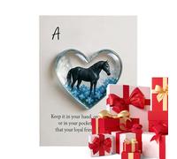 Generico Cartes de poche | Souvenir inspirant avec | Carte d'encouragement de poche - Pour amoureux des animaux, anniversaire, fête, Nouvel An, vacances et voyage