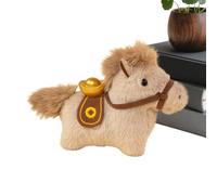 Generico Cheval en peluche décoratif | 2026 Ornements à collectionner pour fête de printemps, décorations pour la maison en forme de cheval pour le Nouvel An | Pour adultes, passionnés