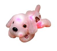 Generico Chien en peluche à LED, Jouet pour chien en peluche à LED - Chien doux, Chiot de chien en peluche douce en peluche à l'ami de bonne nuit pour les petits 14 pouces