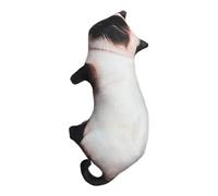 Generico Coussin chat réaliste en peluche douce 60 cm décoratif | Coussin de canapé décoratif pour adultes, maison, appartement, chambre d'enfant, canapé, salon, chambre, voiture