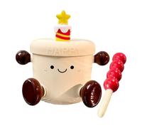 Generico Da Caffè Vaisselle pour thé et boissons avec protection anti-poussière, en porcelaine pour lait, cappuccino, lait, chocolat, café, vin, jus, bière, cuisine, restaurant, maison, anniversaire