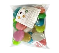 Genérico d'aménagement paysager, 20 pièces 4,5 cm Brillant coloré - Paysage pierres jardin extérieur, pour travaux manuels, vases, aquariums, , pots, jardin, cour, sentiers, étang