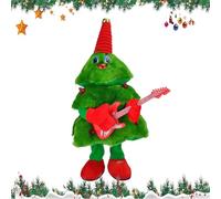 Genérico Dancing Christmas Tree, Electric Wiggle Peluche Holiday Toy for Fun Singing and Light Up Entertainment with Interactive Movement & Music, Festive Desktop Ornament for Kids Teens Adults