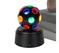 Generico Disco Light | Décoration de maison rotative à 360° colorée clignotante - LED rotative pour discothèque | pour fête, spectacle, mariage, anniversaire, Noël