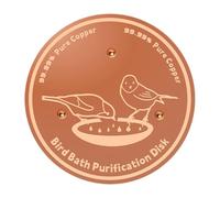 Generico Disque de cuivre pour baignoire - Support universel renforcé à point | Disque cuivre pour salle de bain | pour parc, terrasse, pelouse, bols standard salle de bain, fontaines et bacs d'eau