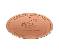 Generico Disque de cuivre pour salle de bain | Nettoyeur à d'eau de avec support à trois points | Disque purificateur pour salle de bain | Convient pour l'eau, cour, jardin, patio