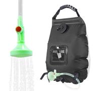 Genérico Douches solaires pour camping - Bain solaire de 20 litres avec tête et tuyau amovibles | Douche portable pour camping, plage, extérieur, intérieur, maison, cabane, patio, balcon