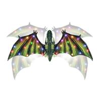 Genérico Dragon Wings, Electric Dinosaur Wings with Realistic Flapping Motion, Led Light & Music Effects, Costume Accessory for Party Birthday Christmas Halloween, 82 x 11,81 pouces