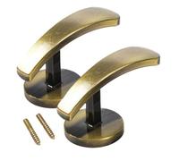 Generico Embrasses pour rideaux, support renforcé, 6,5 x 3 x 3 cm, support pour rideaux, montage mural, kit escamotable pour fenêtre, chambre, salon, armoire