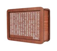 Generico en bois vintage avec compteur - Boîte d'économie réutilisable