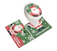 Generico Ensemble de décorations de Noël pour l'eau | Abattant WC Festif pour Salle de Bain - taies d'oreiller de fête d'hiver pour Couples Adolescents Adultes Amis