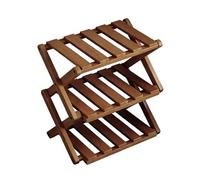 Genérico Étagère à chaussures en bois - Organisateur économiseur d'espace extensible et réglable - de rangement pour amis, étudiants, adultes, hommes, femmes, maison, intérieur, bureau, studio