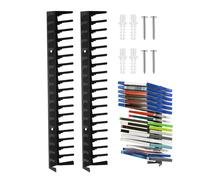 Generico Étagère de jeu vidéo | 2 pièces organisateur métallique robuste à montage mural - étagères de rangement pour disques | pour salon, chambre de bureau et bar