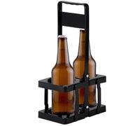 Genérico Étagère portable pour canettes de bière, étagère portable pour bière, support pliable pour extérieur, support pour seau de bouteille, support porte