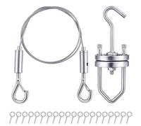 Generico Étendoir à linge pour porte d'armoire - Rack spray pour porte d'armoire avec crochet pivotant à 360 degrés, support de finition pour peintres professionnels, pour peinture hardwar