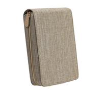 Generico Étui pour aiguilles circulaires - Étui multicouche avec fermeture éclair, sac de rangement fin pour organiseur, porte-crochets, porte-outils pour bobines de fil, étuis pour artisanat,