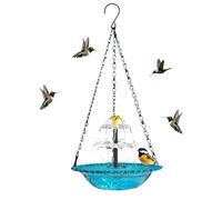 Generico Fontaine de salle de bain solaire - Fontaine de salle de bain pour cascade solaire suspendue de 45 cm avec de | Bassin pour salle de bains pour l'extérieur avec pompe à eau |