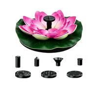 Generico Fontaine solaire pour salle de bain, pompe flottante solaire en forme d'eau - Fontaine avec tambour pour bassin, , pour extérieur, jardin, piscine, étang, patio, cour, paysage