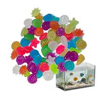 Genérico Galets de paysage | 300 pièces de galets résineux imperméables multicolores pour extérieur | galets lumineux pour jardin, chemins, patio, entrée, aquarium, pots et extérieur