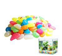 Generico Galets décoratifs de jardin - Kit de 400 galets lumineux résistants aux intempéries | Pierres lumineuses pour décoration de jardin extérieur | pour aquarium, chemin, cour, pelouse, patio