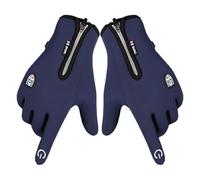 Generico Gants d'hiver pour écran tactile - Gants de jeu respirants avec fermeture éclair anti-transpiration - chauds pour temps froid de travail avec congélateur - Doublure en flanelle douce