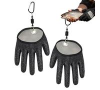 Generico Gants pour la manipulation du poisson - Moufle externe anti-crevaison anti-coupures - Gants résistants aux coupures avec protection et crochet - Ouverture huîtres mandoline viande kayak