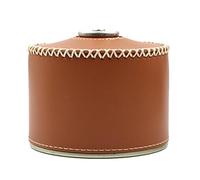 Generico Gases Copister Couverture Couverture Couverture | Couvercle En Cuir Rétro De 450/230g Pour Carburants - Cuir Pour Réservoir De Gaz Pour Camping Pe