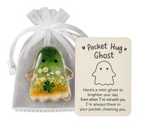 Generico Ghost Carte fantôme, carte de motivation portable, support émotionnel, souvenir sympathique et confortable pour Halloween, étudiants, adolescents, adultes, collègues