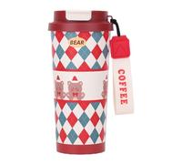 Genérico Gobelet de Noël - Gobelet en acier inoxydable - Tasse de voyage pour extérieur, bureau, étudiants, gym, conducteurs, sportifs, randonnée, pique-nique, plage