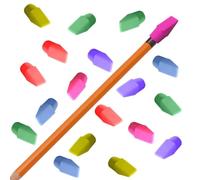 Generico Gommes pour capuche - Gommes colorées manchon de protection | Couverture testée sans latex ni bavures, fournitures scolaires pour enfants, enseignants, crayons standard