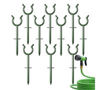 Generico Guide de tuyau - Kit de sauvegarde de support de tuyau, 10 pièces, support d'arrosage pour cour, jardin, bords routiers pavés