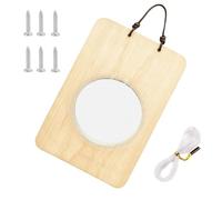 Generico Jardinière murale pour orchidées, support vertical en bois pour , panier à , pour intérieur, extérieur, jardin, balcon, salon