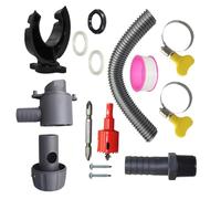Generico Kit de collecte d'eau de pluie, déviateur d'eau de pluie pour gouttière, de collecte avec tuyau de 1,64 pieds/3,28 pieds, dispositif de filtration, réservoir de stockage pour la