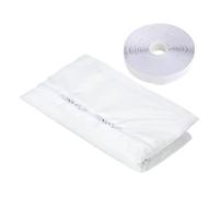 Genérico Kit de scellement de fenêtre de climatisation portable, kit de ventilation à effet d'étanchéité, protecteur d'arrêt d'air chaud imperméable pour cave, séchoir de patio d'hiver
