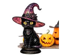 Generico Lampe de table Halloween décoration amusante pour chambre | Lampe noire de chevet et pour fête pour intérieur et extérieur, salon, chambre, bureau, étagère
