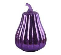 Generico Lampe en verre, fulcro multi-ochasion, 22 x 14,7 cm, lampe à LED à piles, lampe de nuit sans flamme, construction en verre portable, pour Halloween, mariage, bureau, Appartam