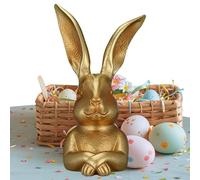 Generico Lapin de Pâques Décoration - Sculpture animal de Pâques à collectionner, statuette de lapins rustiques | pour étagères, bibliothèques, salon, chambre d'enfant