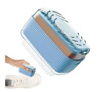 Generico Laundry Soap Box with Roller - 5,12 x 2,95 Inches Soap Container | Foaming Soaps Case with Roller | Scrubbing Solution Household Storage Organizer for Clothes Cleaning Bathroom Camping