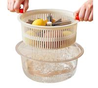 Generico Lave-fruits pour fruits de forêt, passoire rotative pour nettoyage et